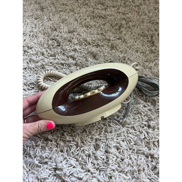 GENIE TELEPHONE 2 Tone push Mid Century Atomic AMERICAN ATC MCM - Picture 10 of 10